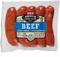 Mängden socker i Beef sausage