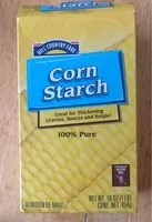 Mängden socker i Corn starch