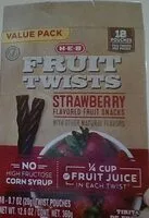 Mängden socker i Fruit Twists (Strawberry Flavored)