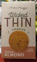 Mängden socker i Wicked Thin Cookies Buttered Almond