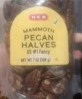 Mängden socker i Mammoth pecan halves