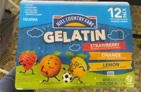 Mängden socker i gelatin