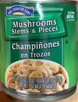 Mängden socker i Mushrooms stems & pieces