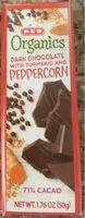 Mängden socker i H E B Organics Dark Chocolate with Turmetic and Peppercorn