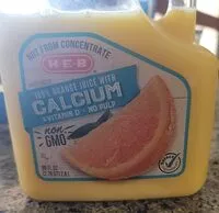 Mängden socker i 100% Orange Juice  with calcium and vitamin D