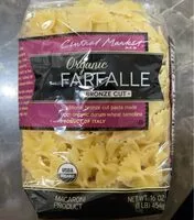 Mängden socker i Organic Farfalle
