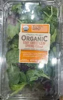 Mängden socker i Organic baby sweet leaf spring blend