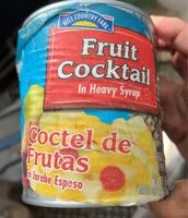 Mängden socker i Fruit cocktail in heavy syrup