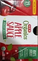 Mängden socker i Organic apple sauce fruit pouch