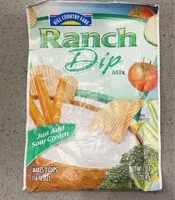 Mängden socker i Ranch dip mix