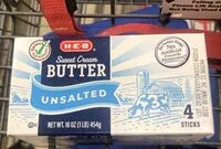 Mängden socker i Sweet cream butter