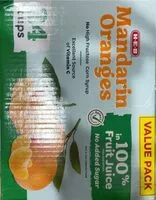 Mängden socker i Mandarin oranges