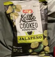 Mängden socker i Heb kettle cooked patato chips jalapeño