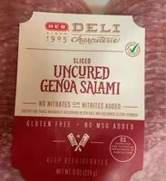 Mängden socker i Sliced Uncured Genoa Salami