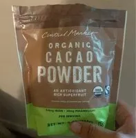 Mängden socker i Organic cacao powder