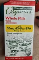 Mängden socker i Organic wjole milk
