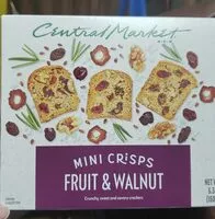Mängden socker i Mini Crisps Fruit and Walnut