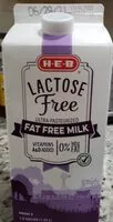 Mängden socker i Lactose Free Fat-Free Milk