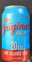 Mängden socker i Original Cola low calorie