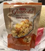 Mängden socker i Granola