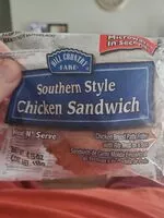 Mängden socker i Chicken sandwich