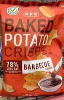 Mängden socker i Baked potato crisps