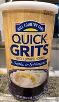 Mängden socker i Quick Grits