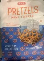 Mängden socker i Pretzels mini twists