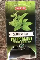 Mängden socker i Caffeine Free herbal peppermit tea