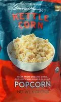 Mängden socker i Central Market Kettle Corn