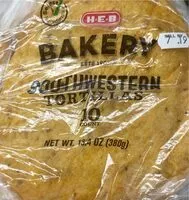 Mängden socker i Heb southwestern tortillas