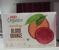 Mängden socker i Sparkling blood orange organic drink
