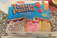 Mängden socker i Toaster pastries