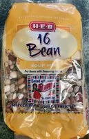 Mängden socker i 16 Bean Soup mix