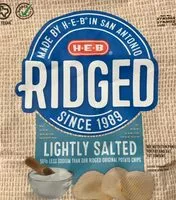 Mängden socker i Ridged lightly salted chips