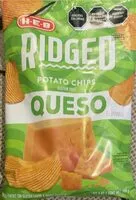 Mängden socker i Ridged Queso Potato Chips