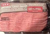 Mängden socker i Uncured turkey bacon