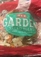 Mängden socker i Garden salad blend