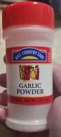 Mängden socker i Garlic Powder