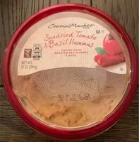Mängden socker i Sun-dried tomato and basil hummus with roasted red peppers