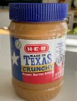Mängden socker i Texas Crunchy Peanut Butter Spread