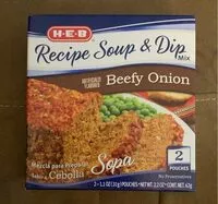 Mängden socker i Recipe soup & dip beefy onion