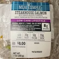 Mängden socker i Steakhouse salmon