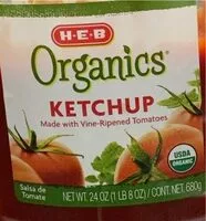 Mängden socker i Organics Ketchup