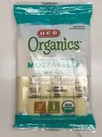Mängden socker i Organic Mozzarella String Cheese
