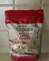 Mängden socker i Organics Whole Grain Animal Cookies