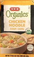 Mängden socker i Organics Chicken Noodle Soup