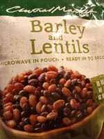Mängden socker i Barley and lentils