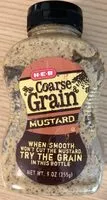 Mängden socker i Coarse grain mustard