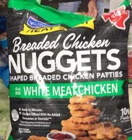 Mängden socker i Breaded chicken nuggets